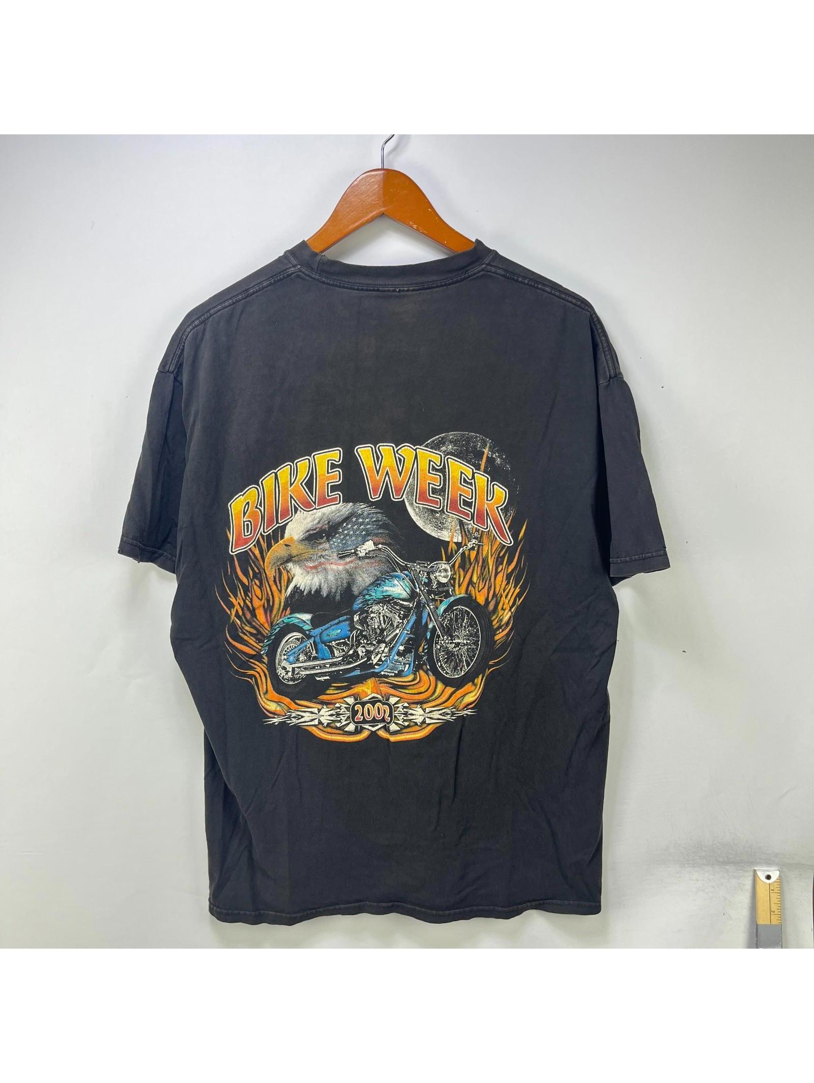 Vintage Harley Bike Week Eagle Flames T-Shirt Xl